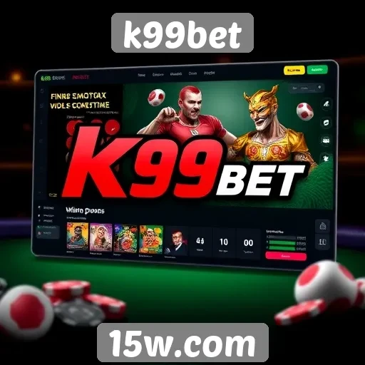Navegação e interface do usuário no k99bet